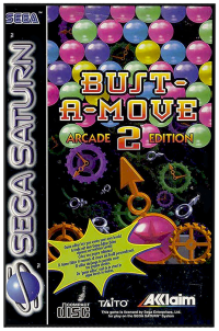 Bust-a-Move 2 Arcade Edition Sega Saturn US box art